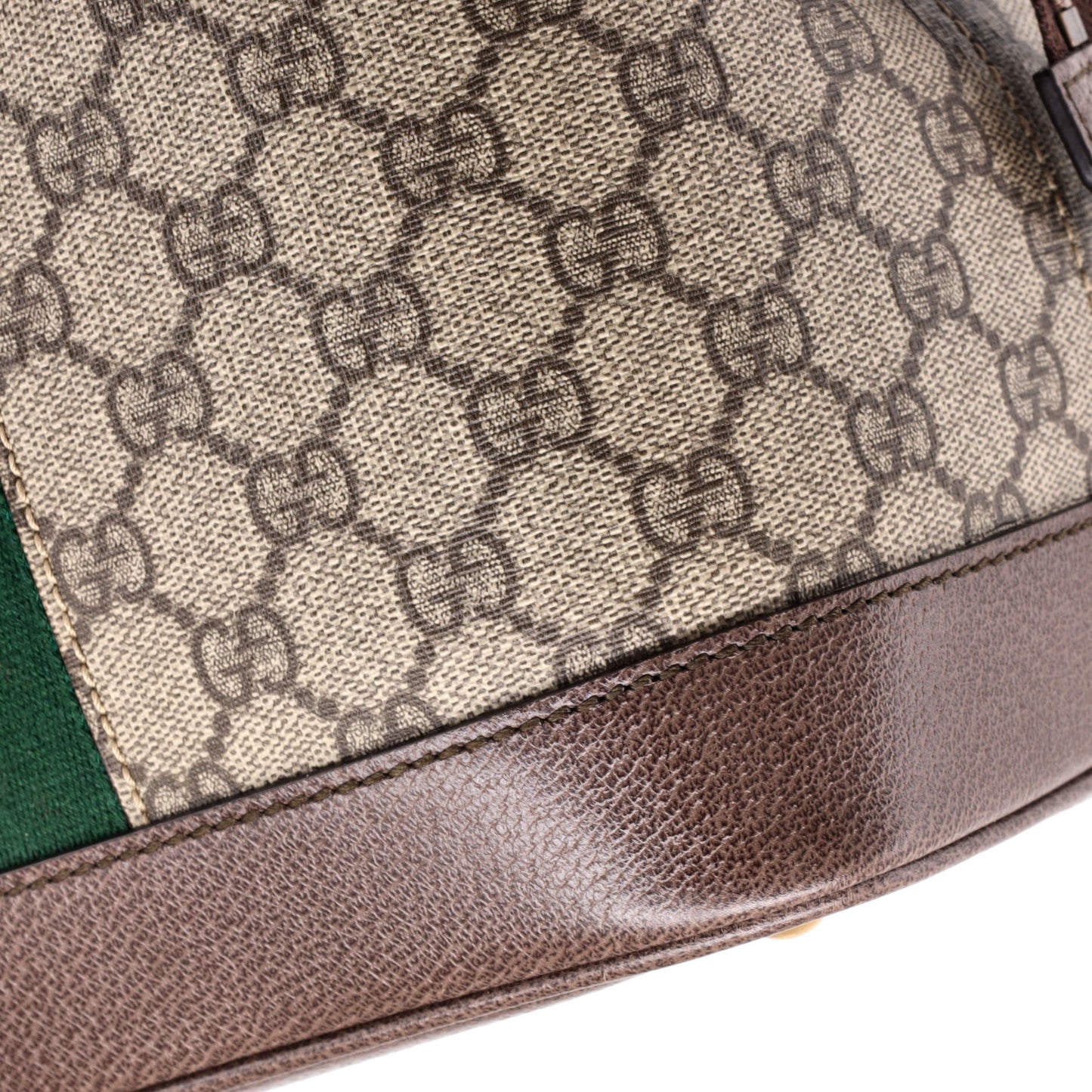Web Bowler Bag GG Coated Canvas Medium