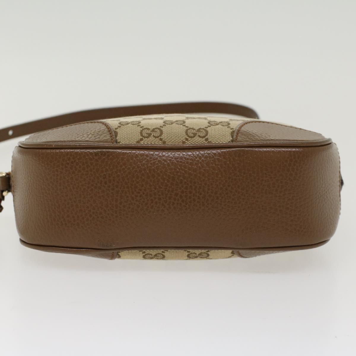 GUCCI GG Canvas Shoulder Bag Beige 449413 47120