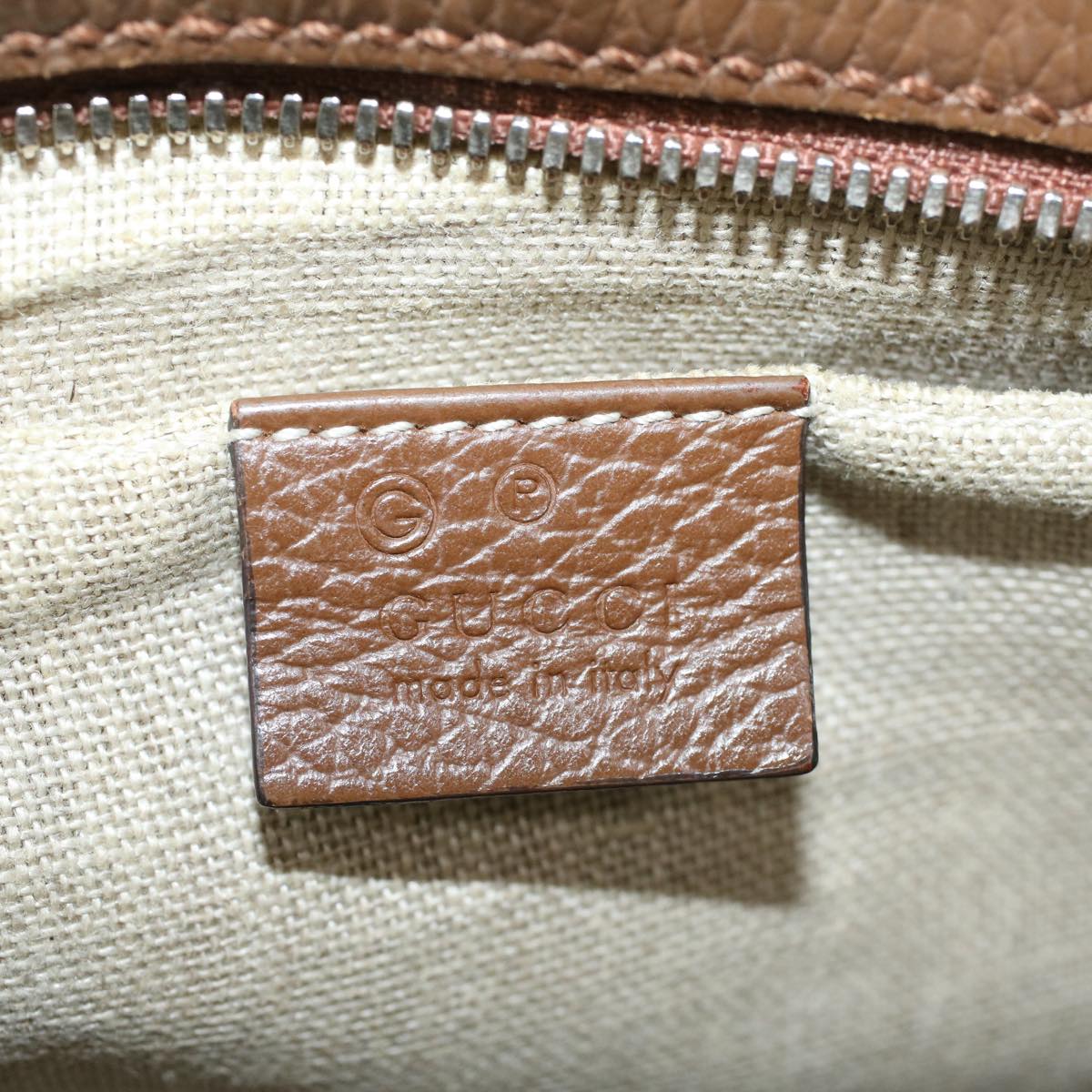 GUCCI GG Canvas Shoulder Bag Beige 449413 47120