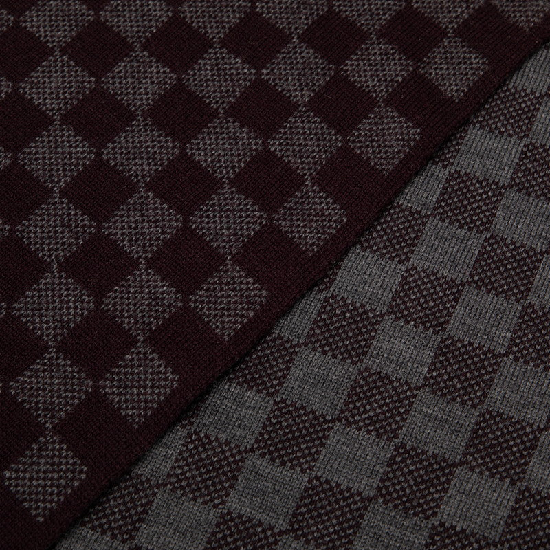 Louis Vuitton Damiere Graffiti Asharp Petty Maffler 402330 Pearl Gray Wool Men Louis Vuitton