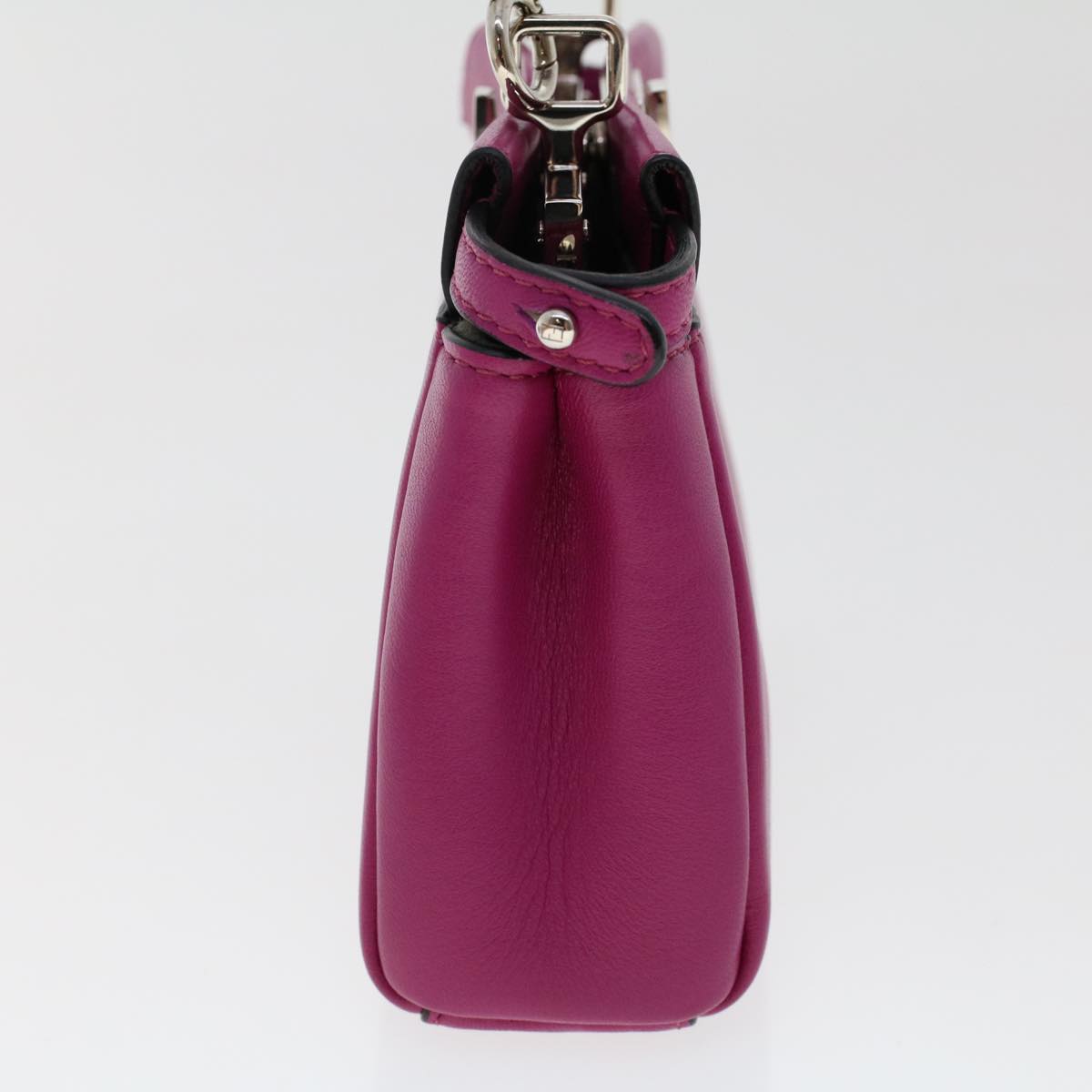 FENDI Shoulder Bag Leather Pink 47385
