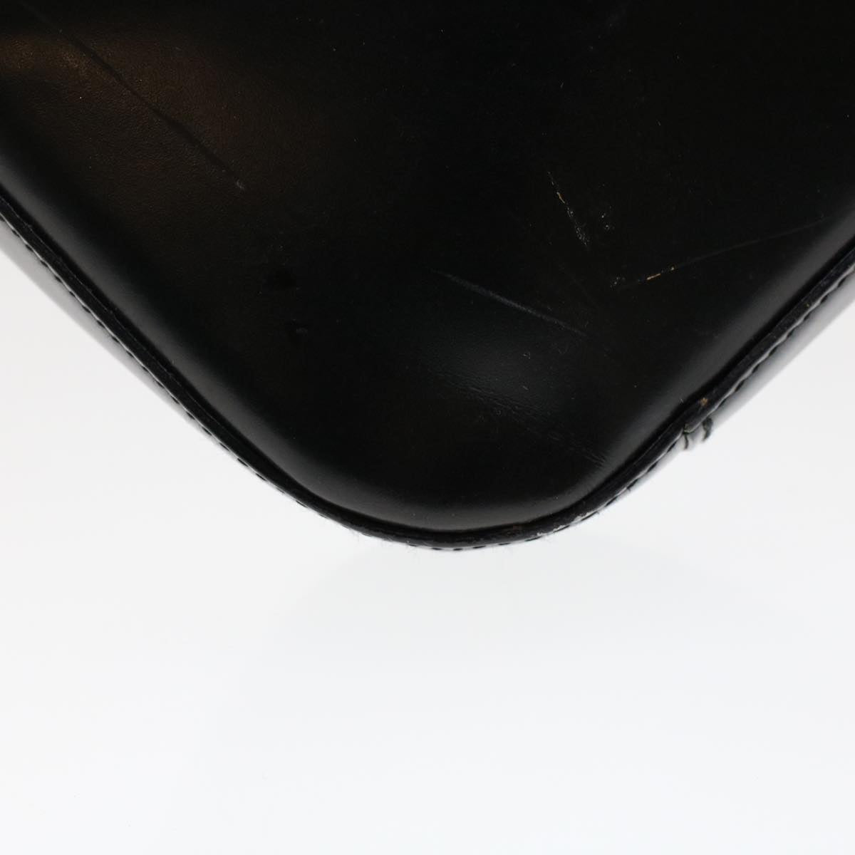 GUCCI Shoulder Bag Leather Black 0013812 47406