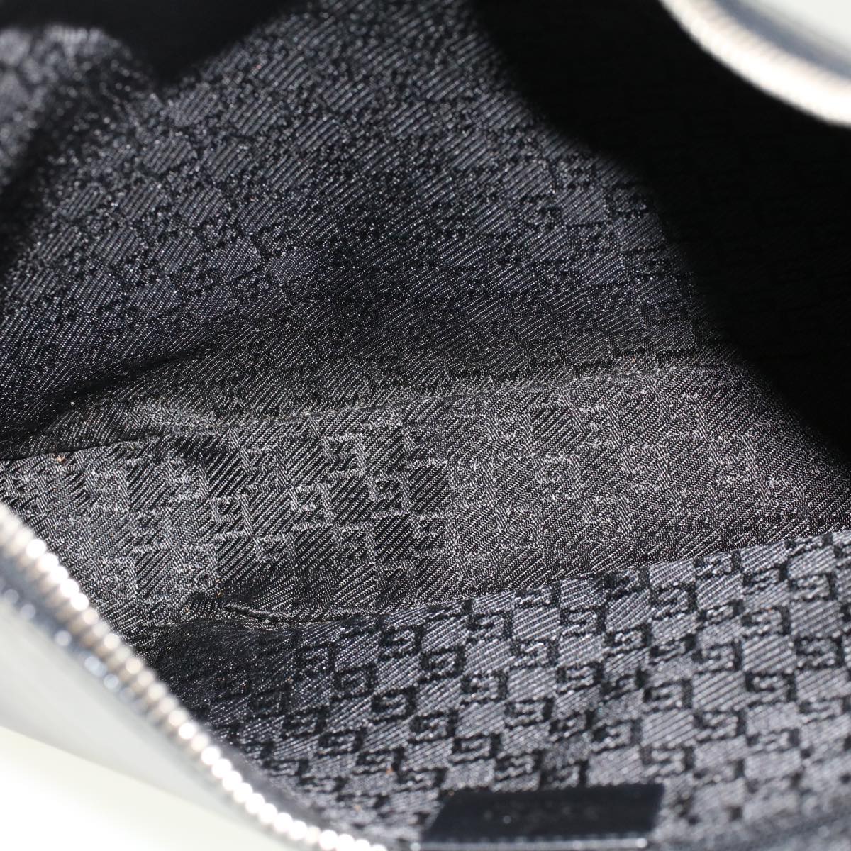 GUCCI Shoulder Bag Leather Black 0013812 47406