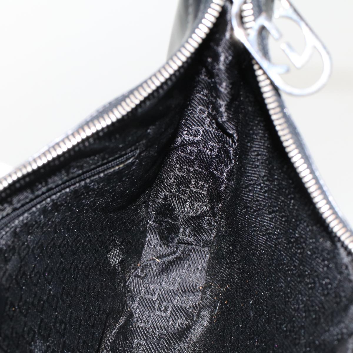 GUCCI Shoulder Bag Leather Black 0013812 47406