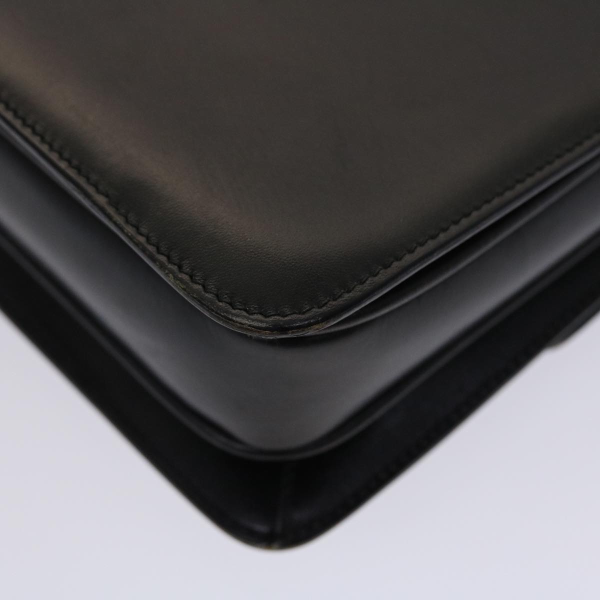 GUCCI Shoulder Bag Leather Black 47522