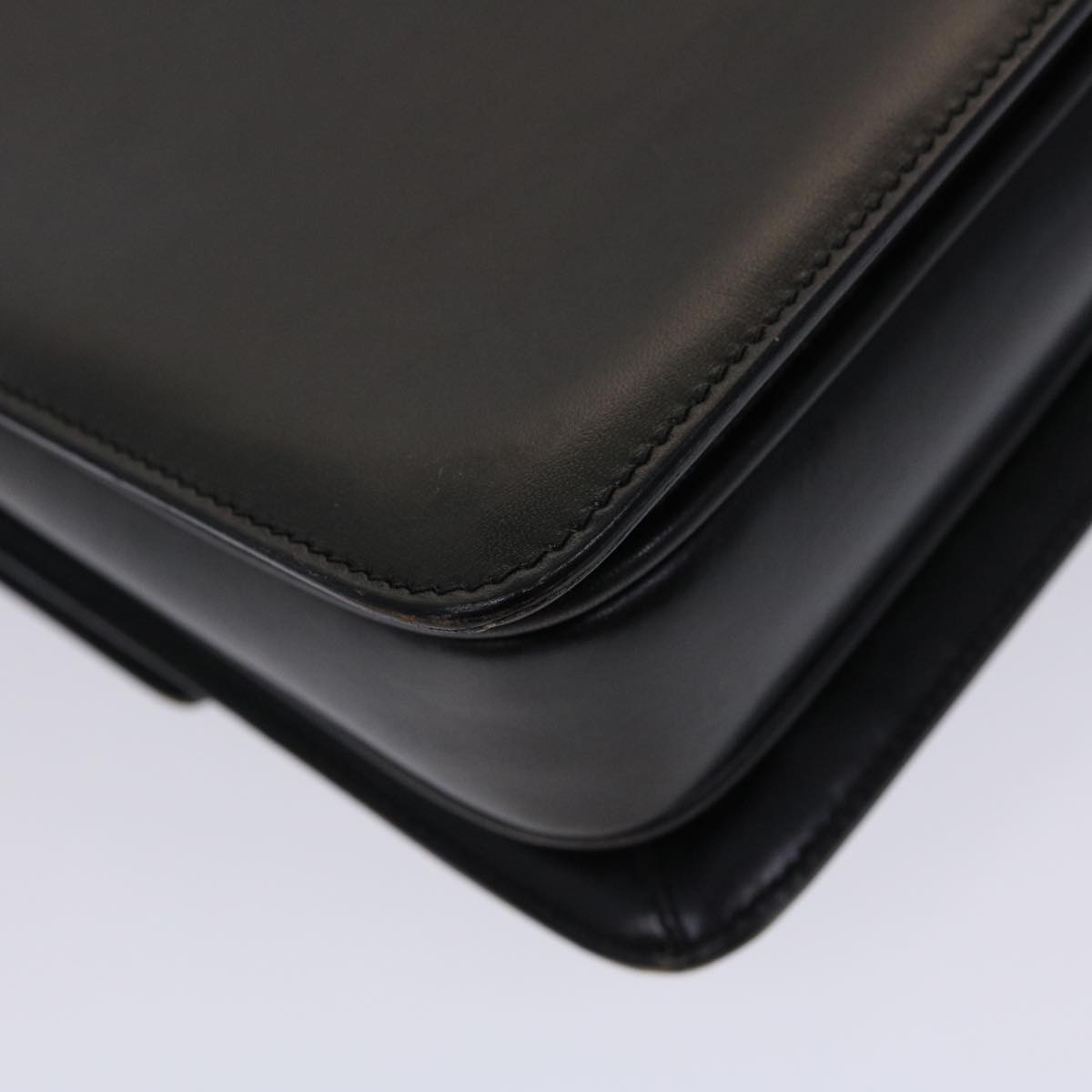 GUCCI Shoulder Bag Leather Black 47522