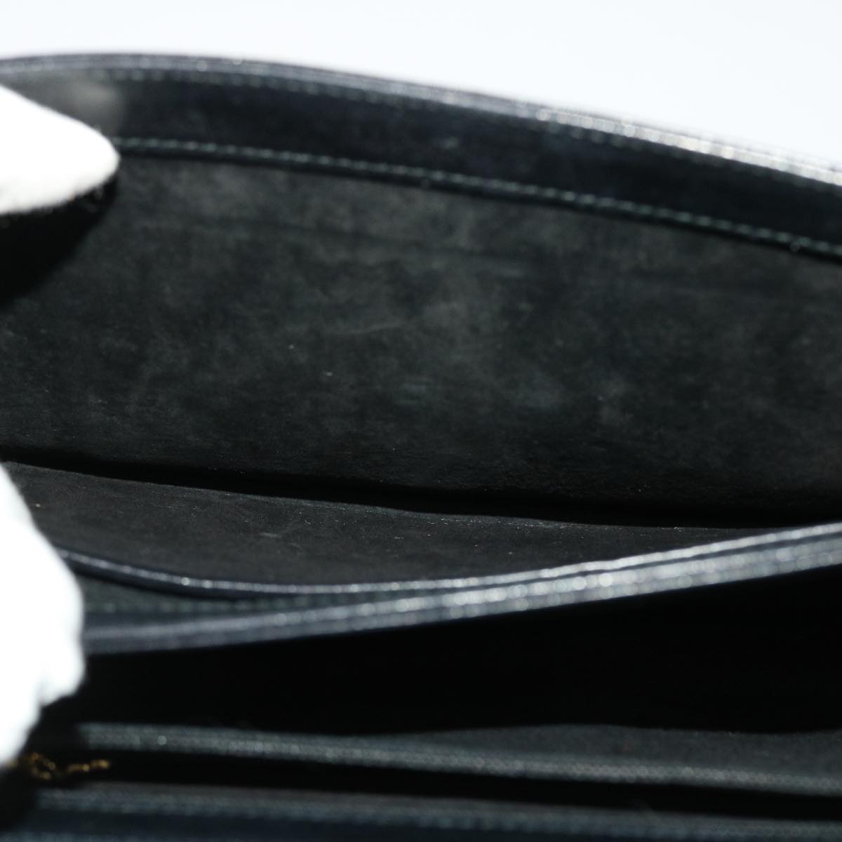 GUCCI Shoulder Bag Leather Black 47522