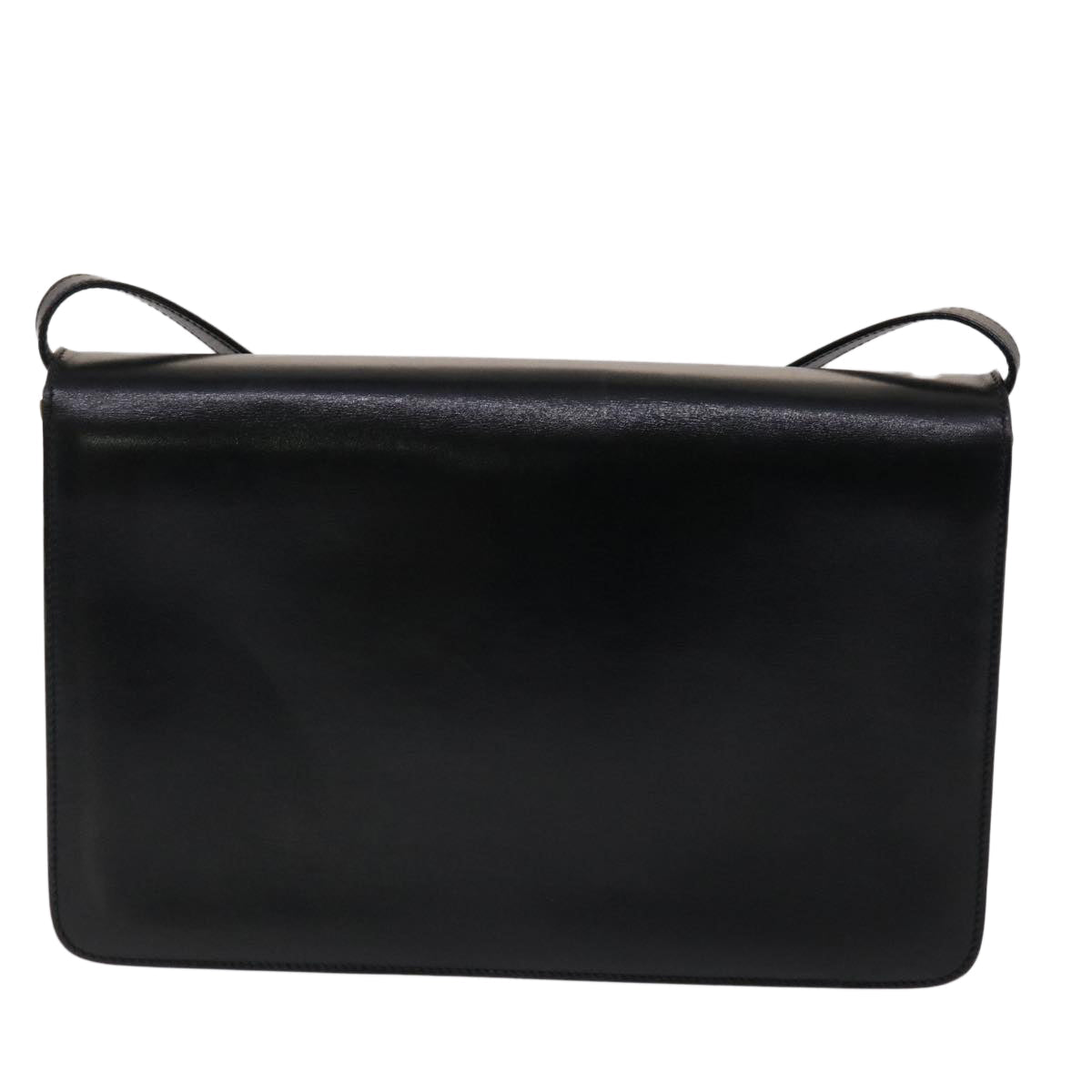 GUCCI Shoulder Bag Leather Black 47522