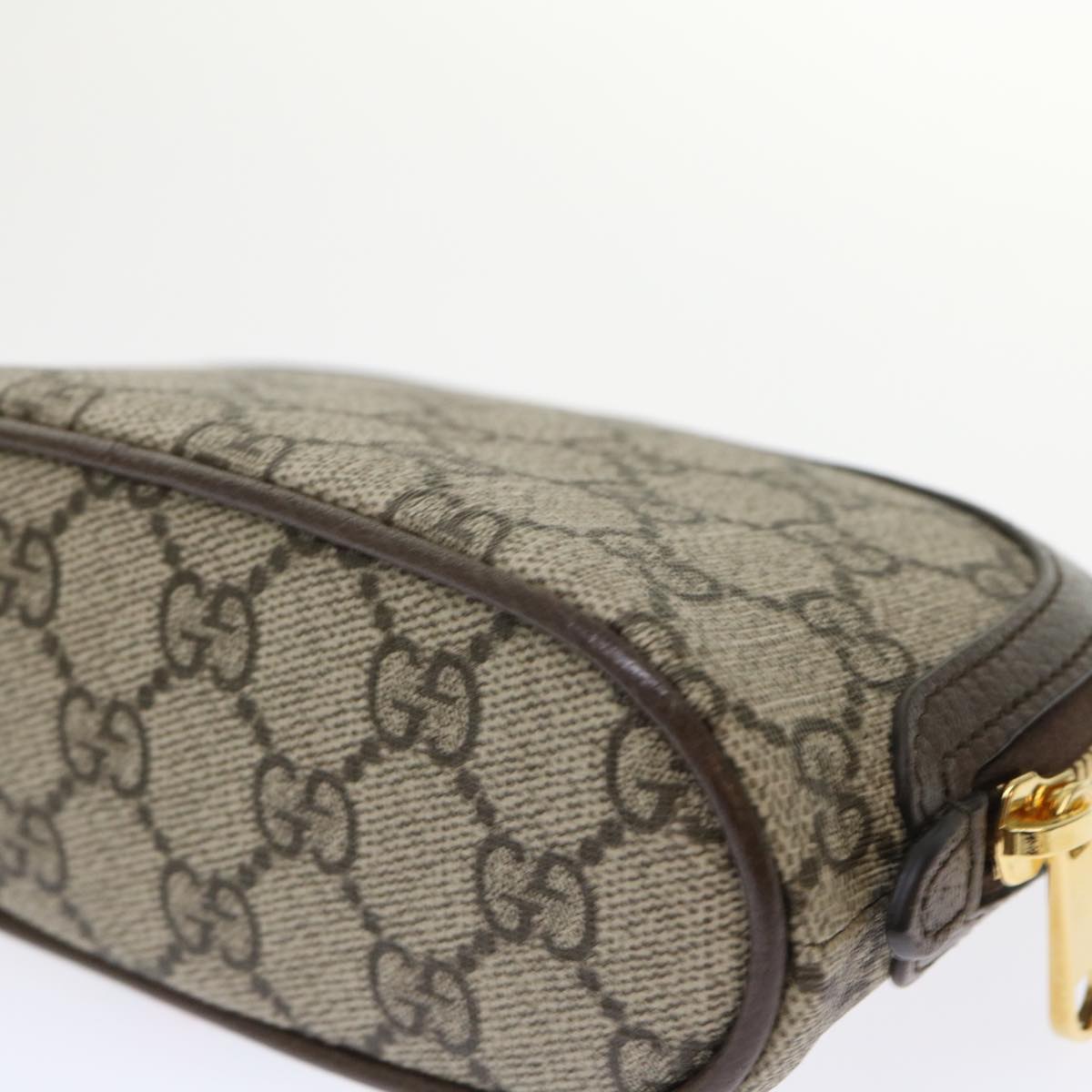 GUCCI GG Canvas Web Sherry Line Ophidia Pouch Beige Red Green 625550 47562