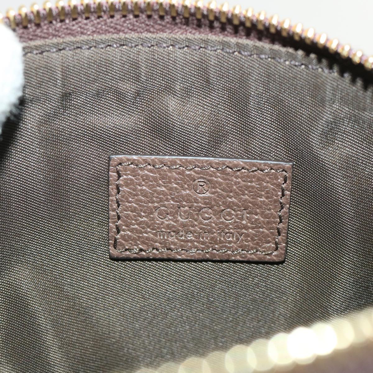 GUCCI GG Canvas Web Sherry Line Ophidia Pouch Beige Red Green 625550 47562