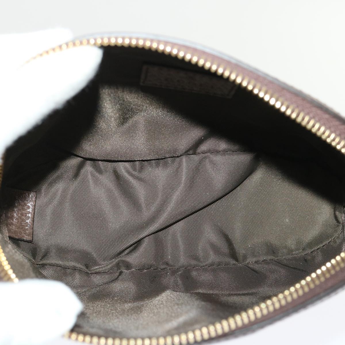 GUCCI GG Canvas Web Sherry Line Ophidia Pouch Beige Red Green 625550 47562