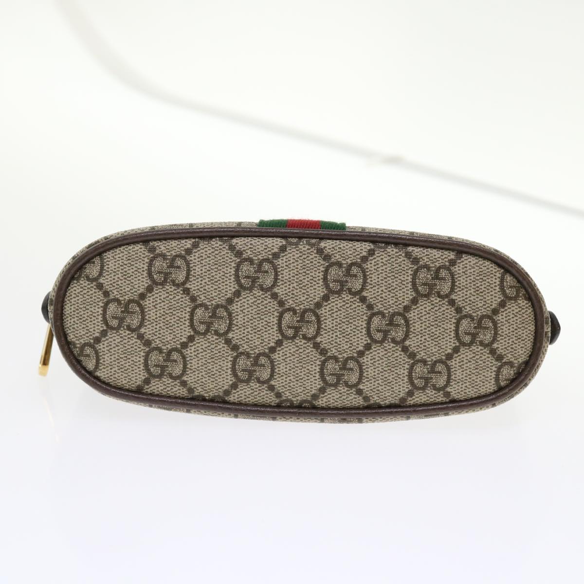 GUCCI GG Canvas Web Sherry Line Ophidia Pouch Beige Red Green 625550 47562