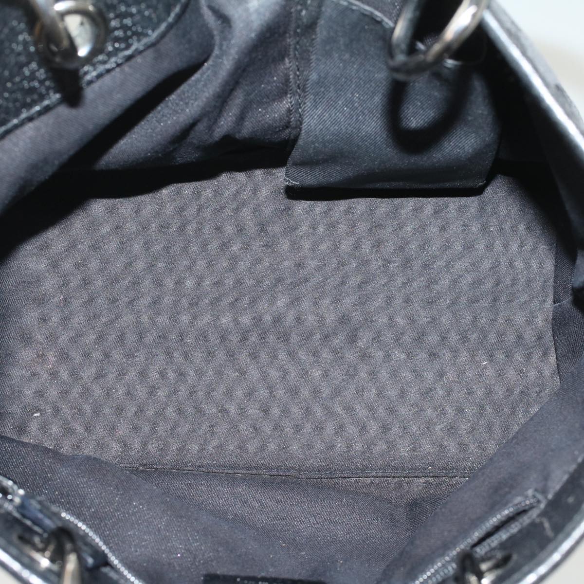 GUCCI GG Canvas Hand Bag Black 120844 47572