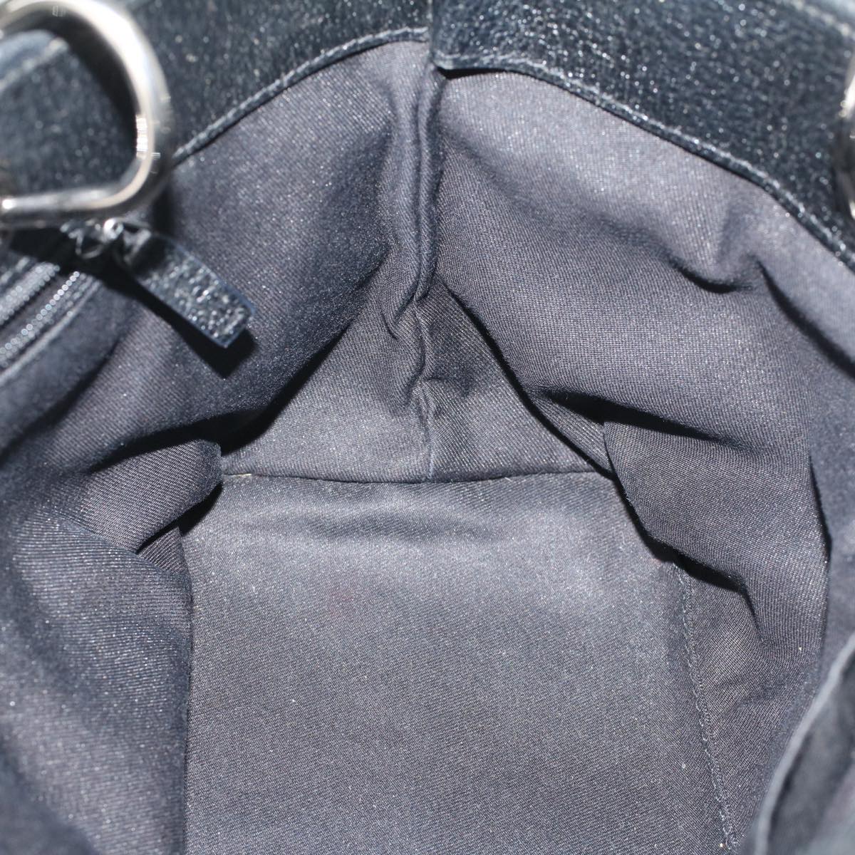 GUCCI GG Canvas Hand Bag Black 120844 47572