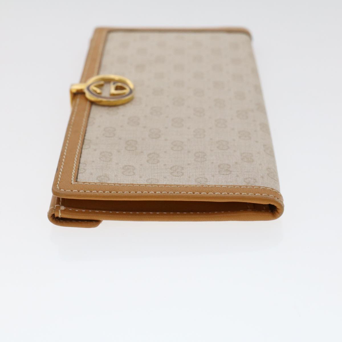 GUCCI Micro GG Canvas Long Wallet Beige 035.03.0285 47667