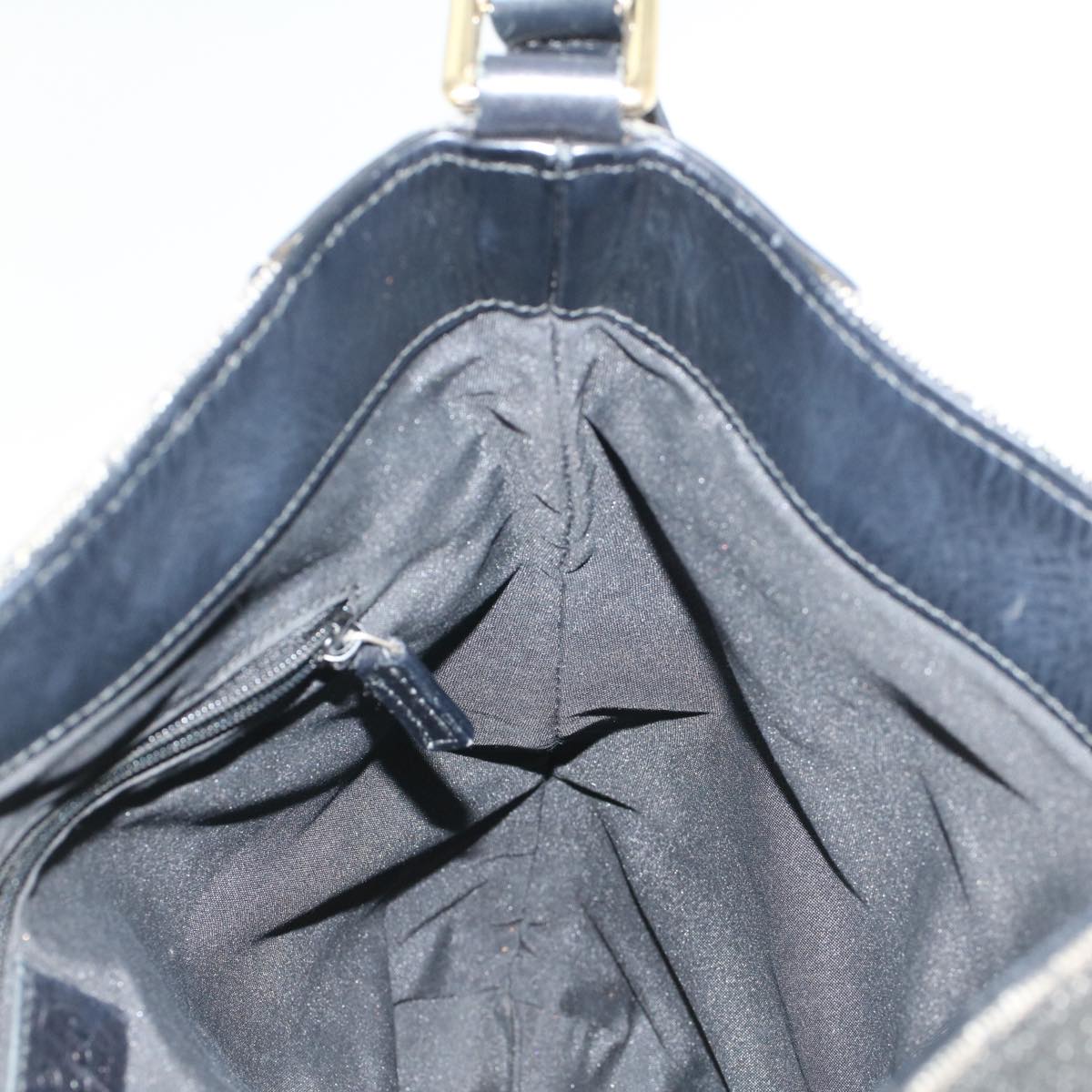 GUCCI GG Canvas Shoulder Bag Black 257296 47689