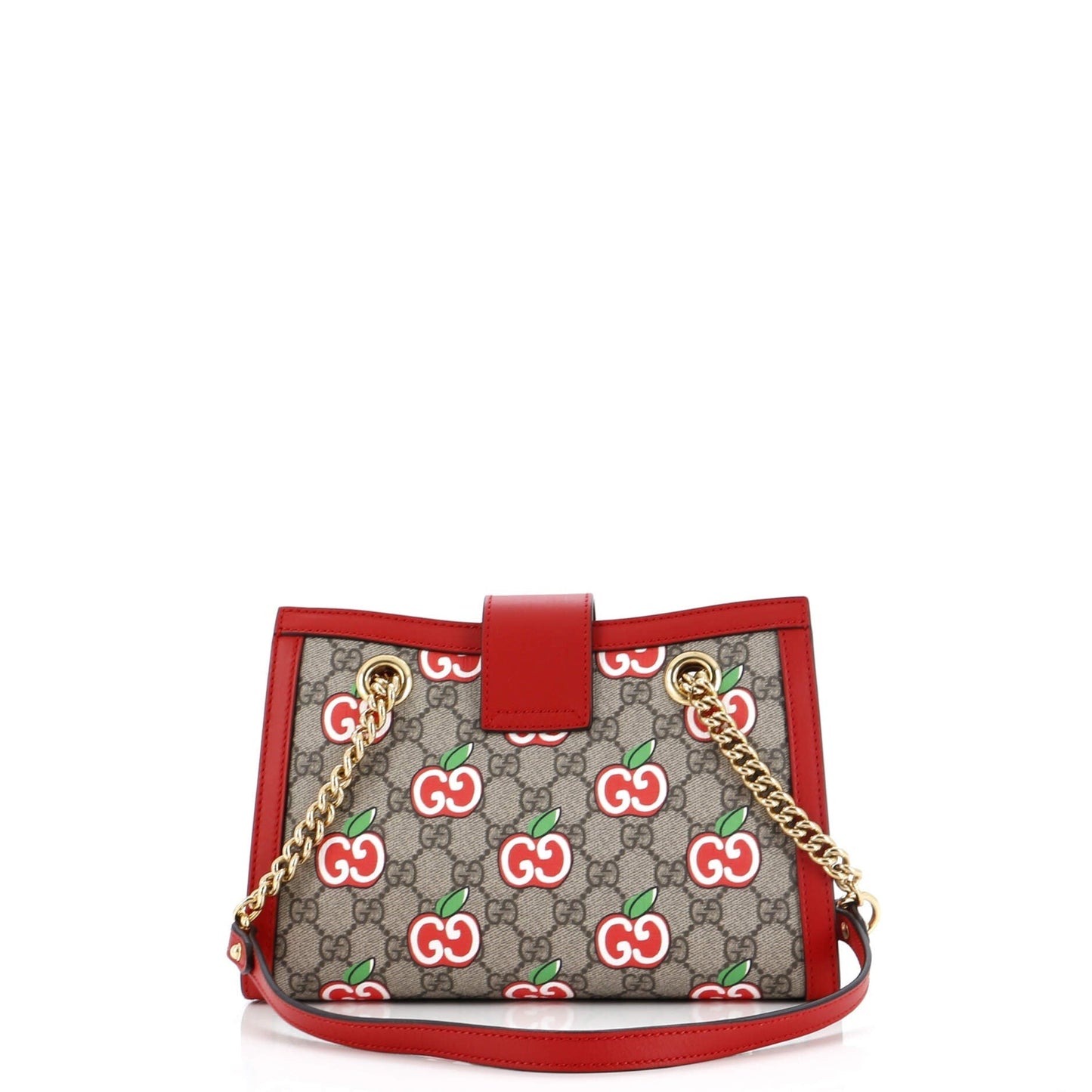 Padlock Chain Tote Printed GG Coated Canvas Small