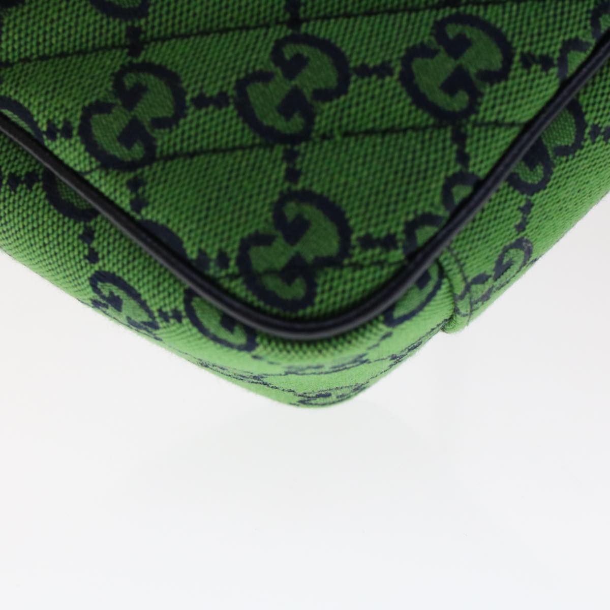 GUCCI GG Marmont Chain Shoulder Bag Green 47997A