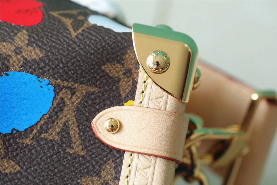 LV Side Trunk PMÃ‚Â Monogram Canvas For Women, WomenÃ¢â‚¬â„¢s Bags, Shoulder And Crossbody Bags 8.3in/21cm LV