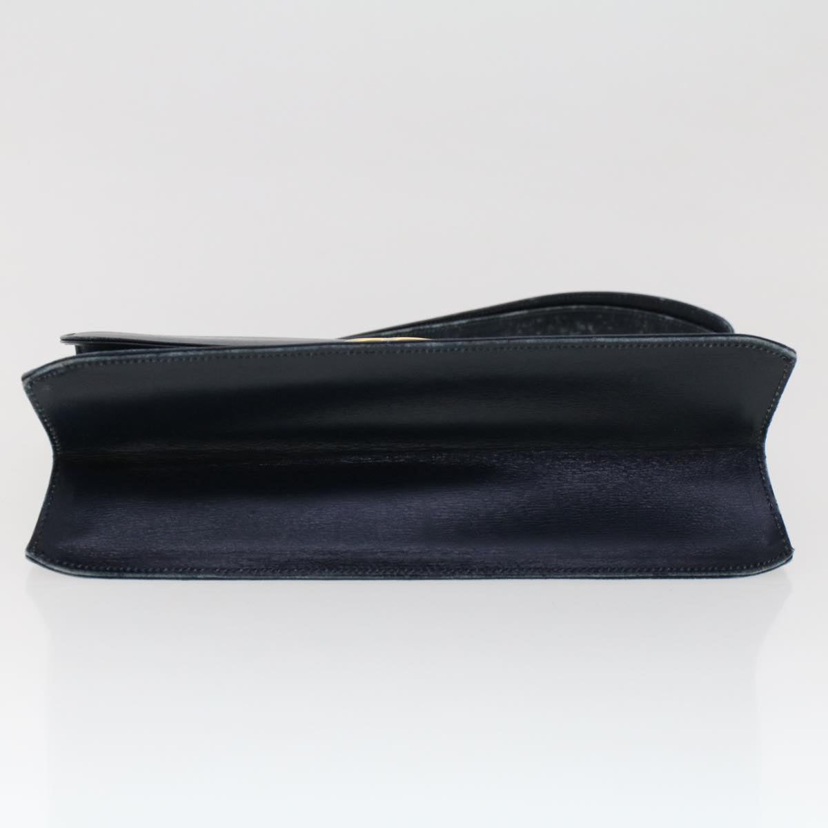 GUCCI Interlocking Hand Bag Leather Navy 48149