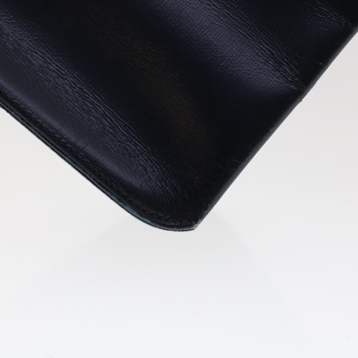 GUCCI Interlocking Hand Bag Leather Navy 48149