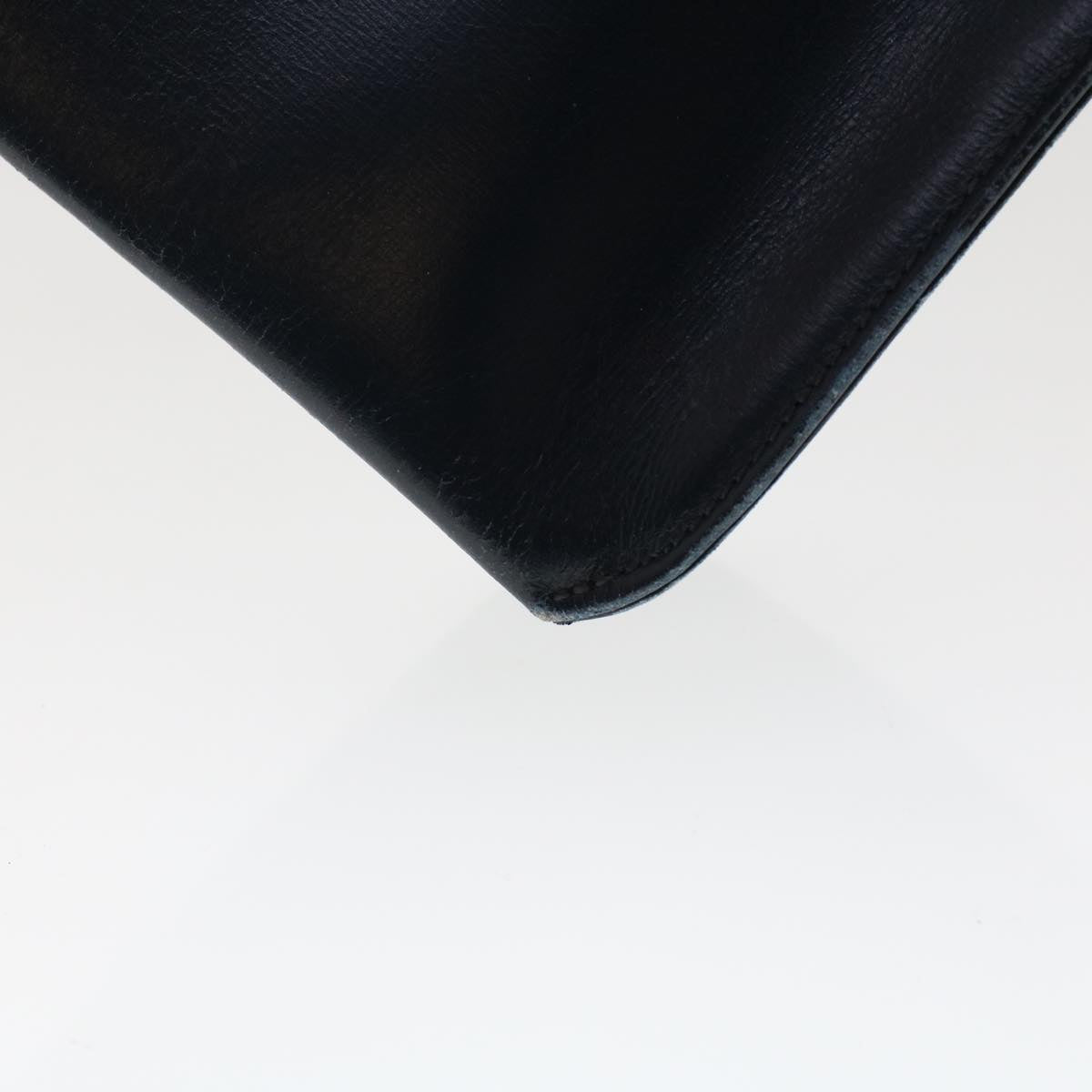 GUCCI Interlocking Hand Bag Leather Navy 48149