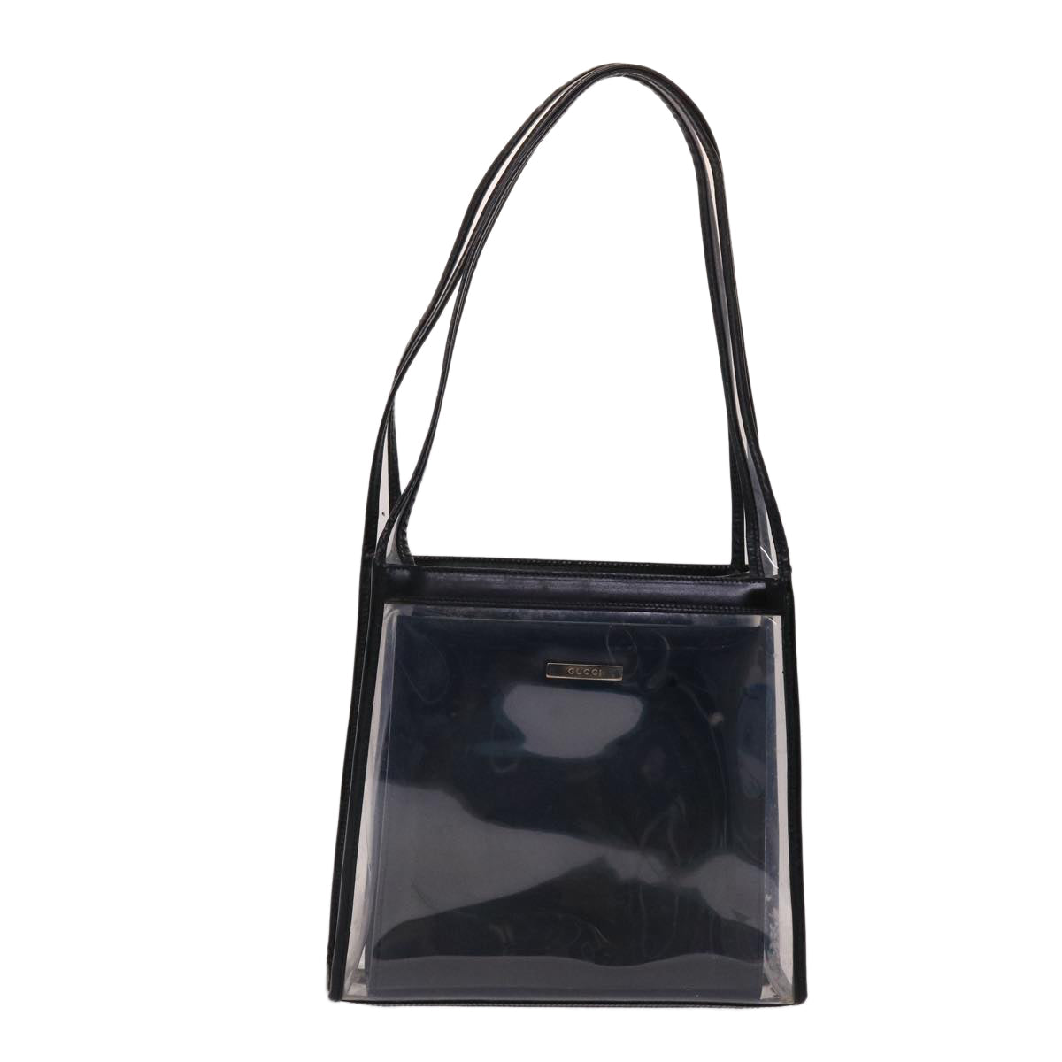 GUCCI Shoulder Bag Vinyl Black 48186