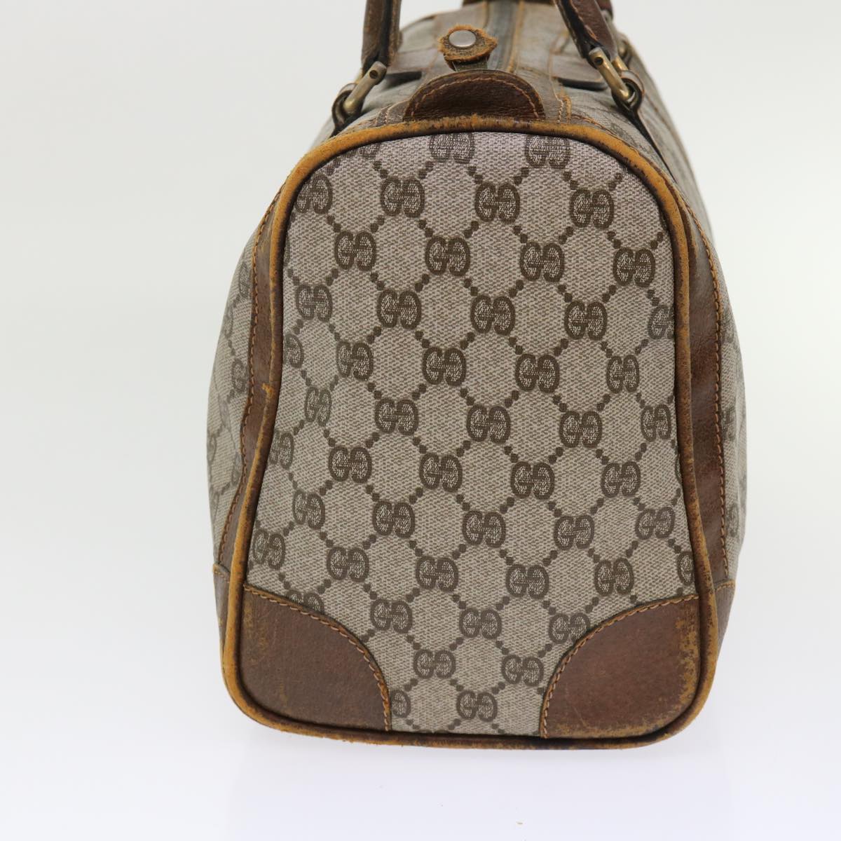 GUCCI GG Canvas Shoulder Bag Leather 2Set Beige 48359