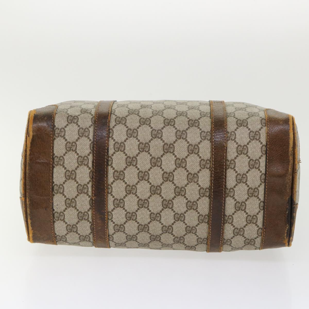 GUCCI GG Canvas Shoulder Bag Leather 2Set Beige 48359