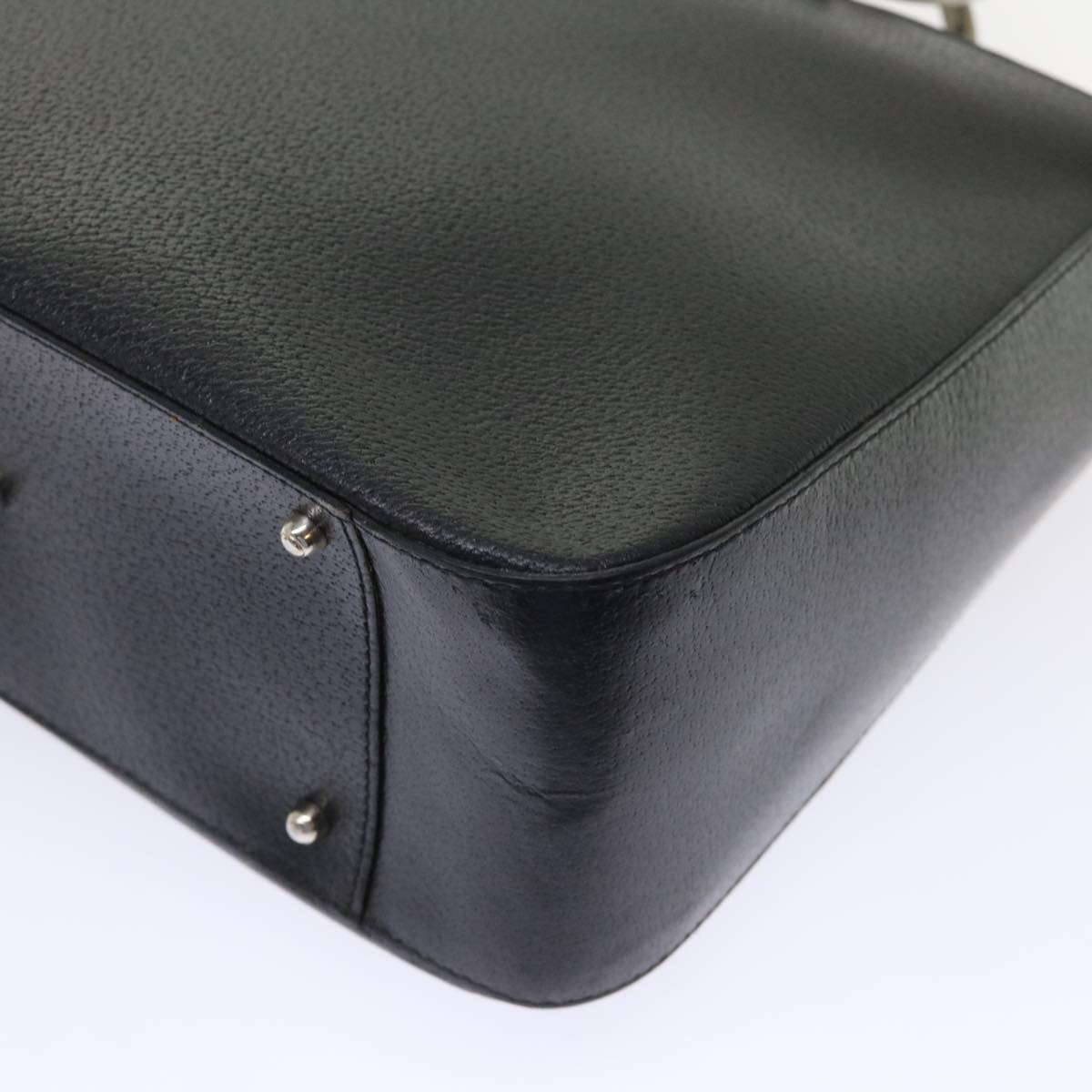 GUCCI Shoulder Bag Leather Black 48452