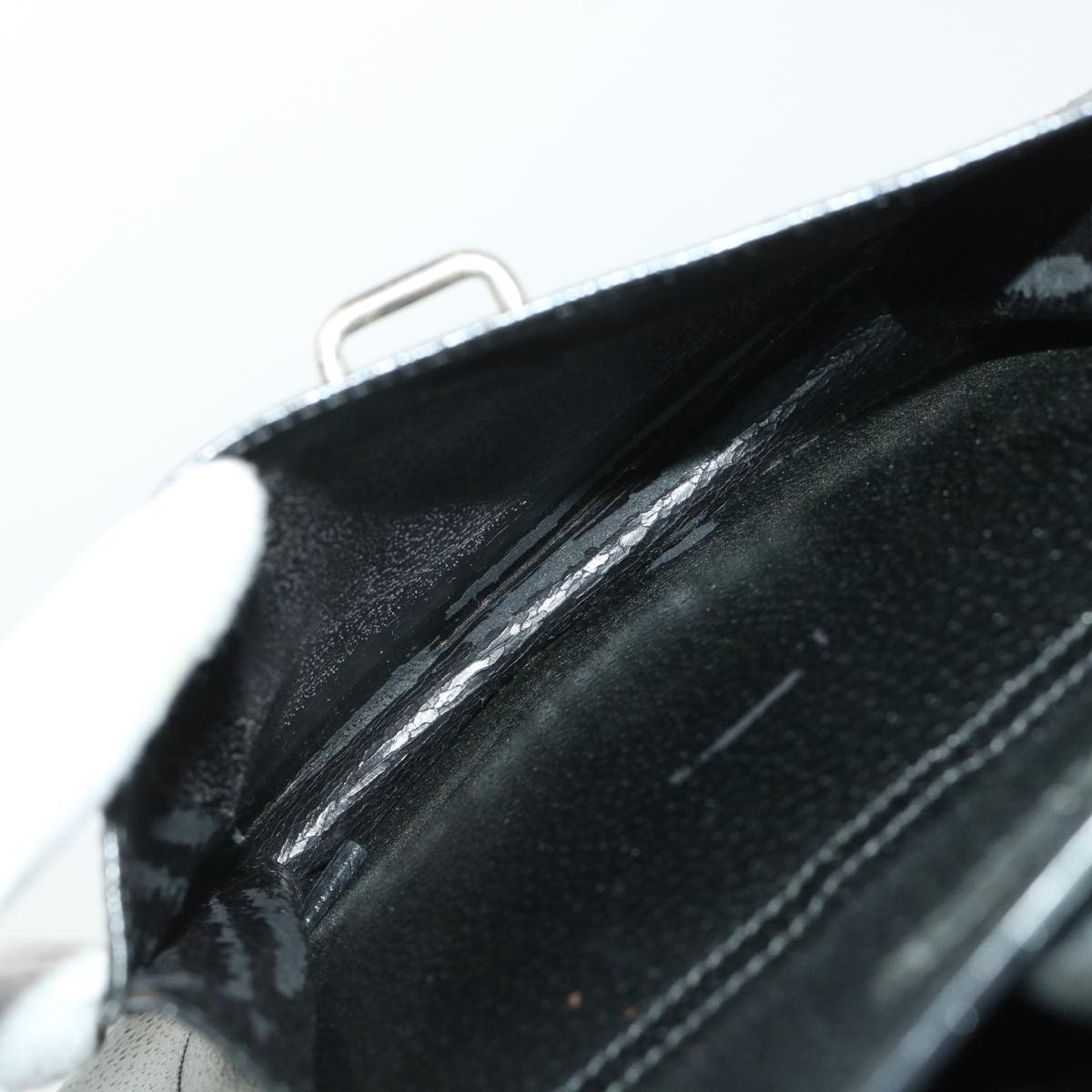 GUCCI Shoulder Bag Leather Black 48452