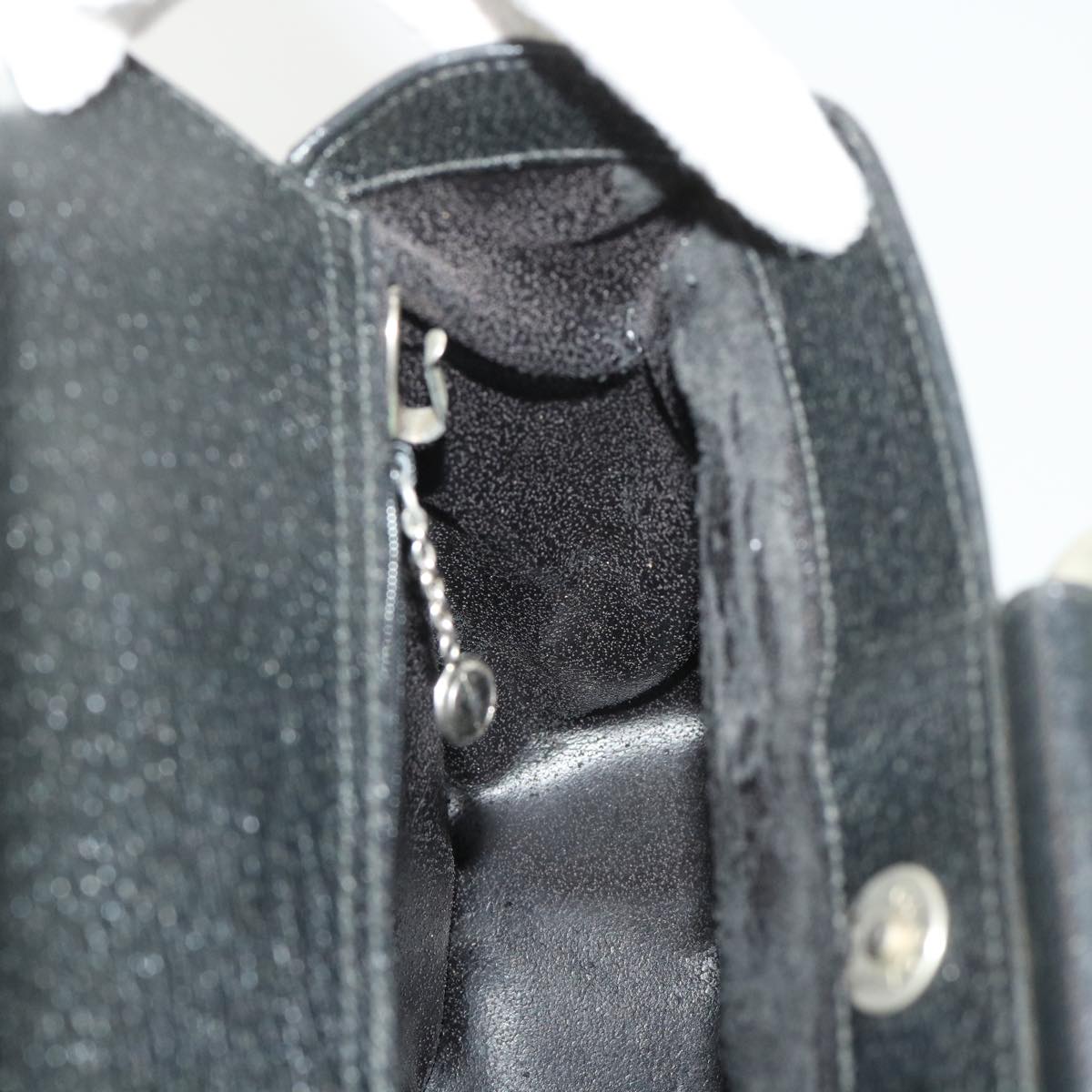 GUCCI Shoulder Bag Leather Black 48452