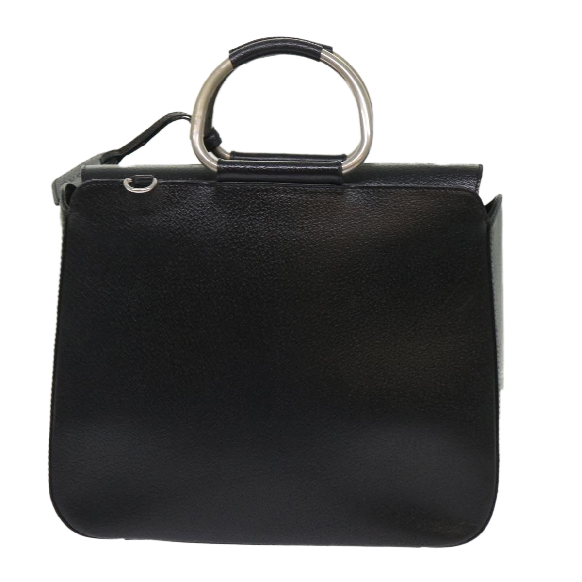 GUCCI Shoulder Bag Leather Black 48452