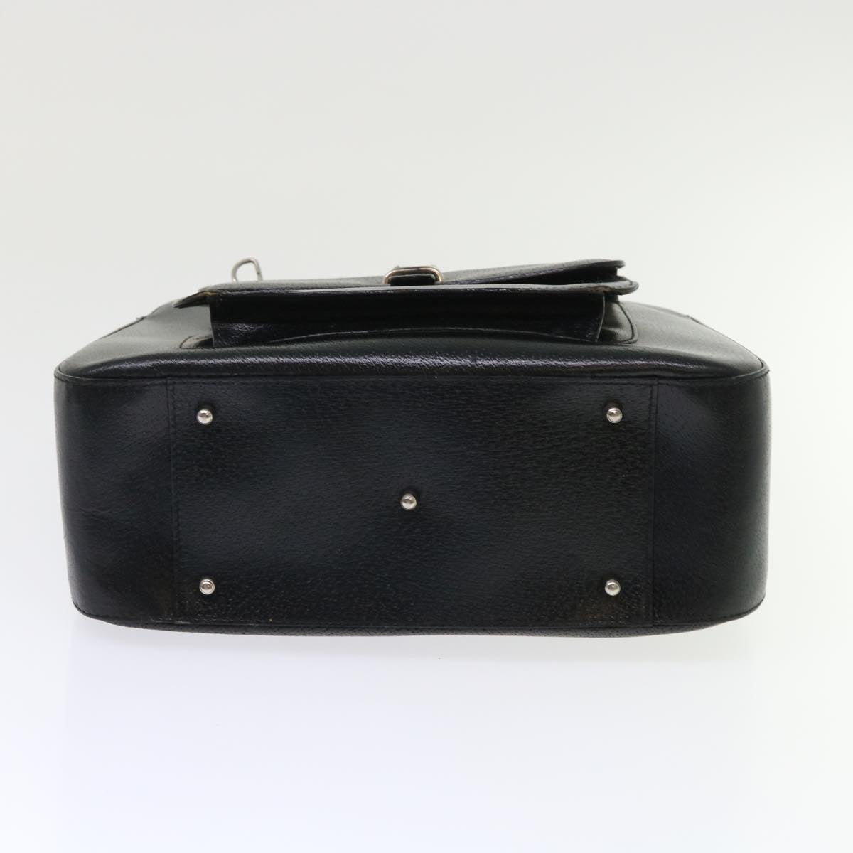 GUCCI Shoulder Bag Leather Black 48452