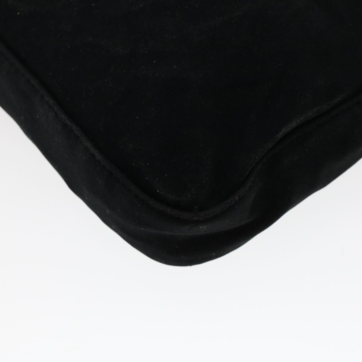 FENDI Shoulder Bag Nylon Black 48463