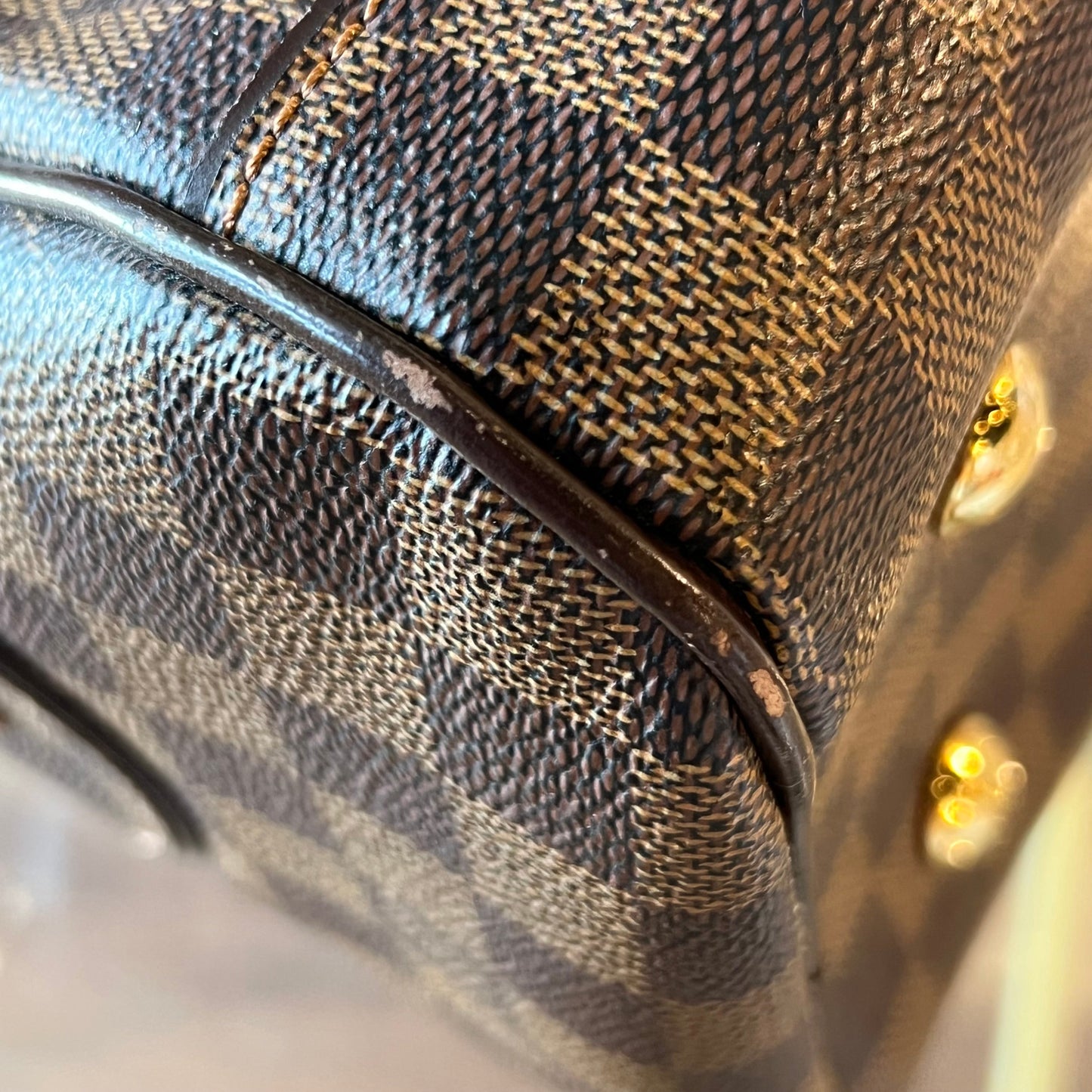 LOUIS VUITTON Duomo Damier Ebene Satchel