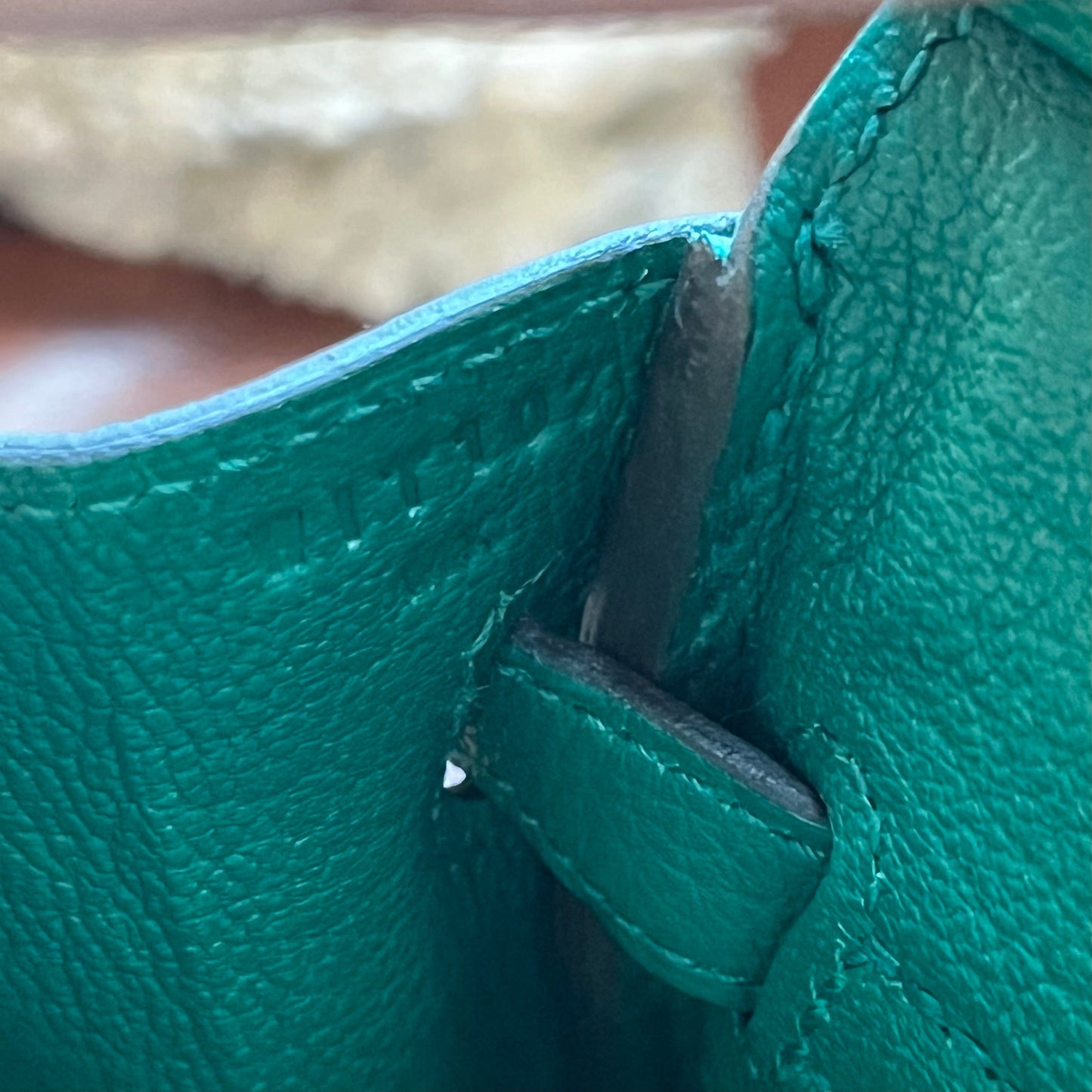 HERMES Birkin 25 Togo Satchel Bag