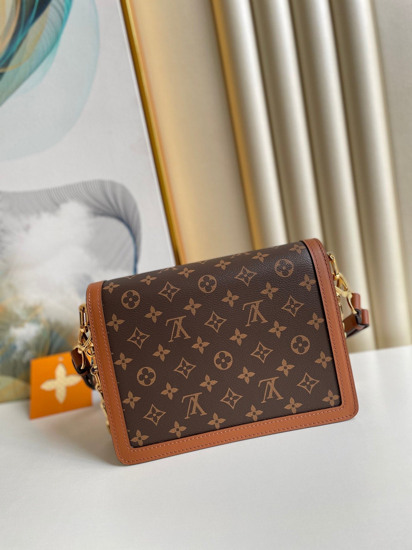 LV Dauphine MM Monogram And Monogram Reverse Canvas By Nicolas GhesquiÃƒÂ¨re For The Cruise Collection,  Shoulder Bags 25cm LV M45958