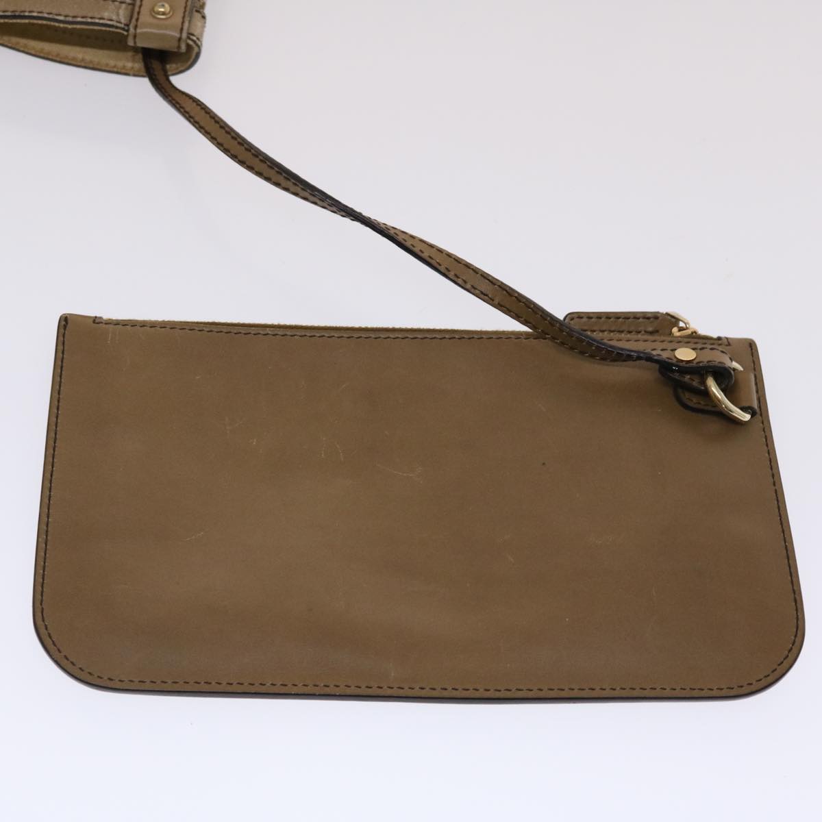 GUCCI GG Canvas Tote Bag Beige Brown 49050