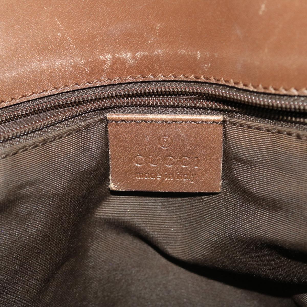 GUCCI GG Canvas Tote Bag Brown 49057