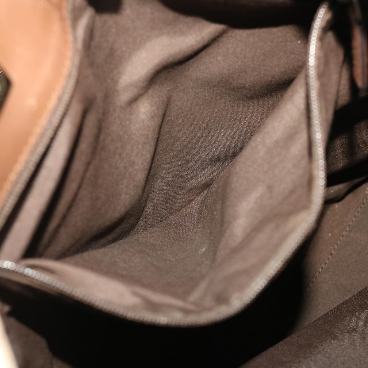 GUCCI GG Canvas Tote Bag Brown 49057