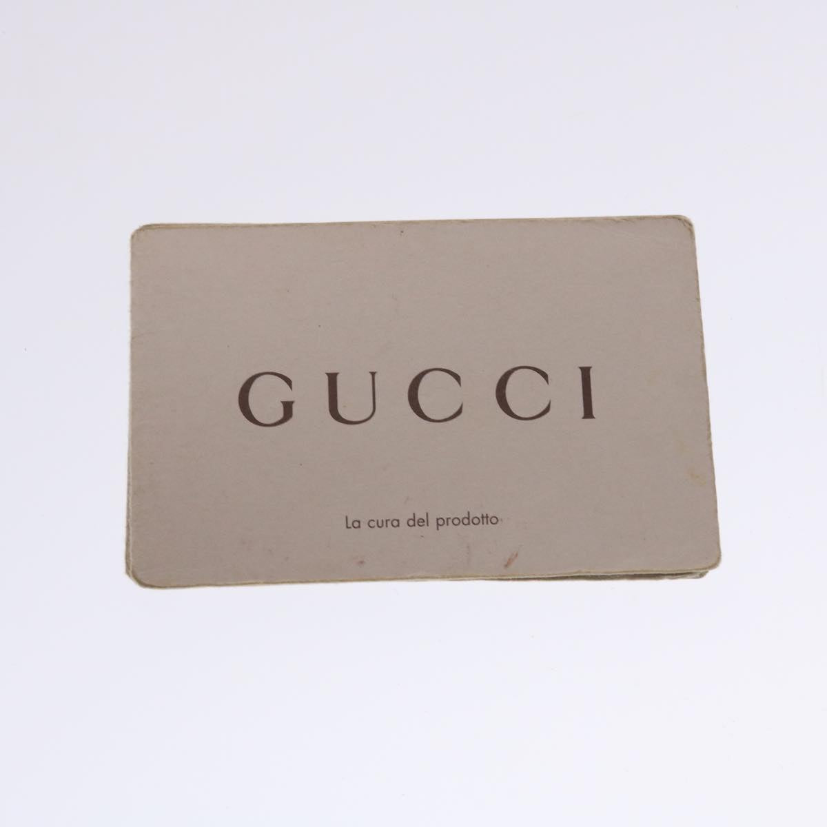 GUCCI GG Canvas Hand Bag Coated Canvas Beige Dark Brown 49071