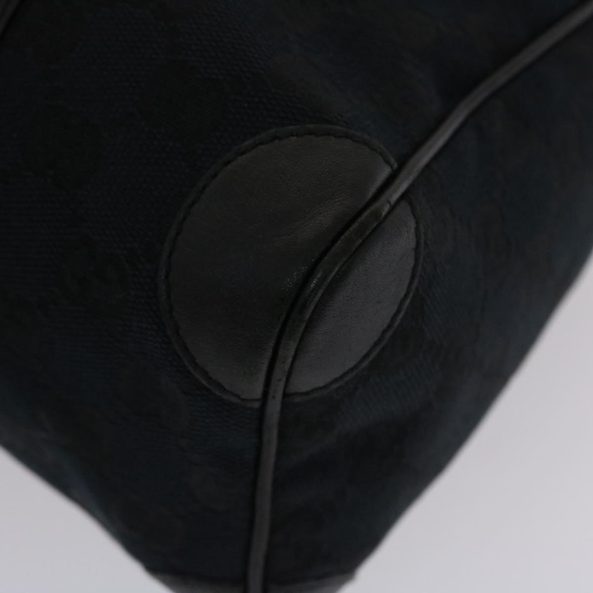 GUCCI GG Canvas Hand Bag Black 49079