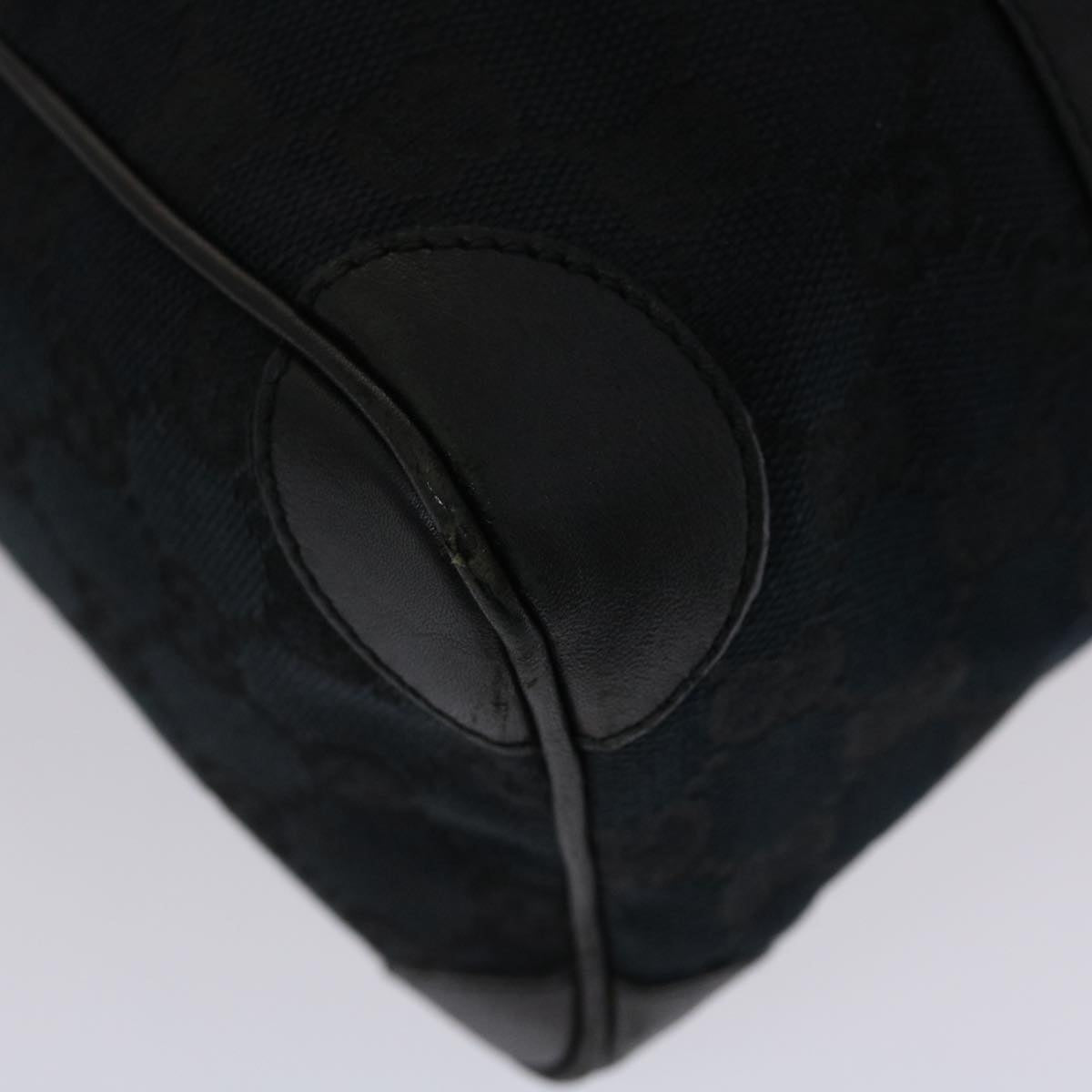 GUCCI GG Canvas Hand Bag Black 49079