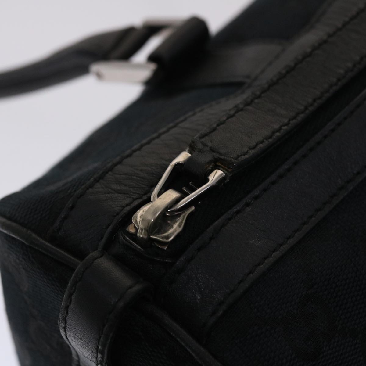 GUCCI GG Canvas Hand Bag Black 49079