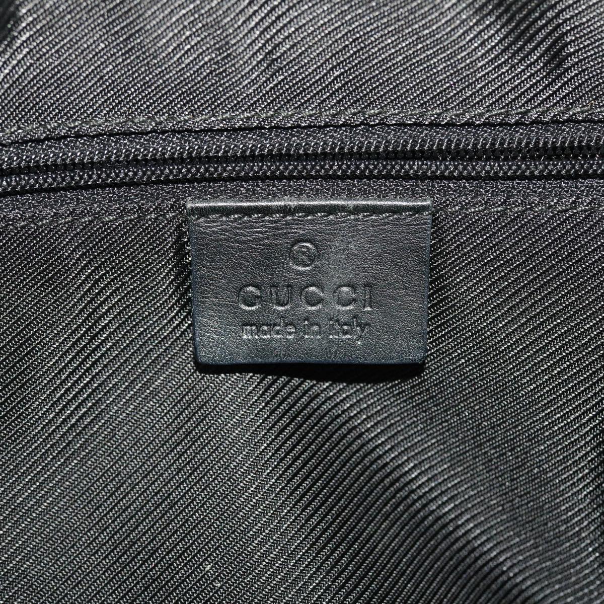 GUCCI GG Canvas Hand Bag Black 49079