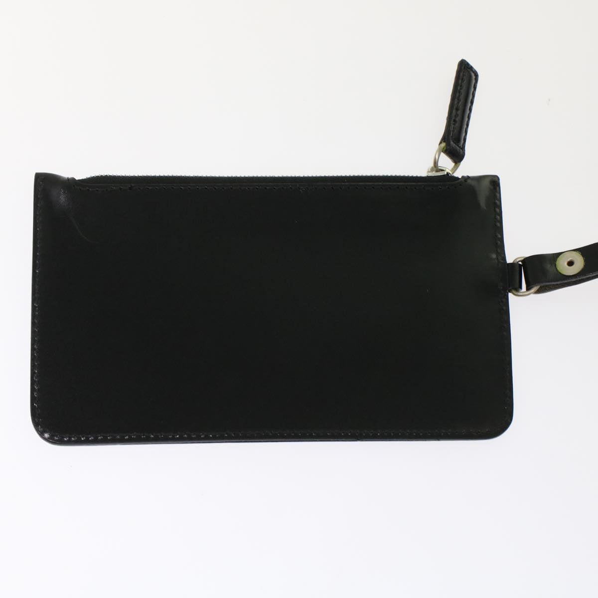 FENDI Zucchino Canvas Tote Bag Nylon Leather Black 49283