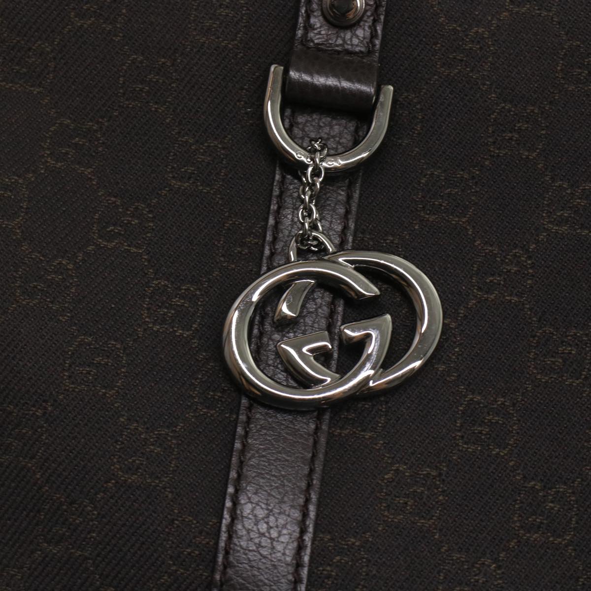 GUCCI GG Canvas Hand Bag 2way Brown 49293