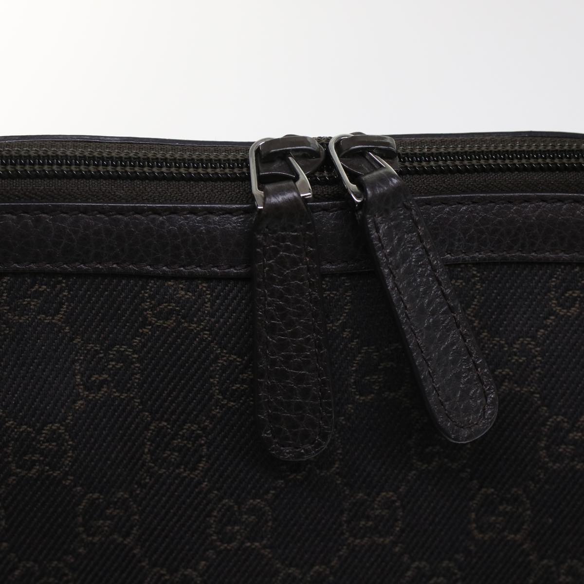 GUCCI GG Canvas Hand Bag 2way Brown 49293
