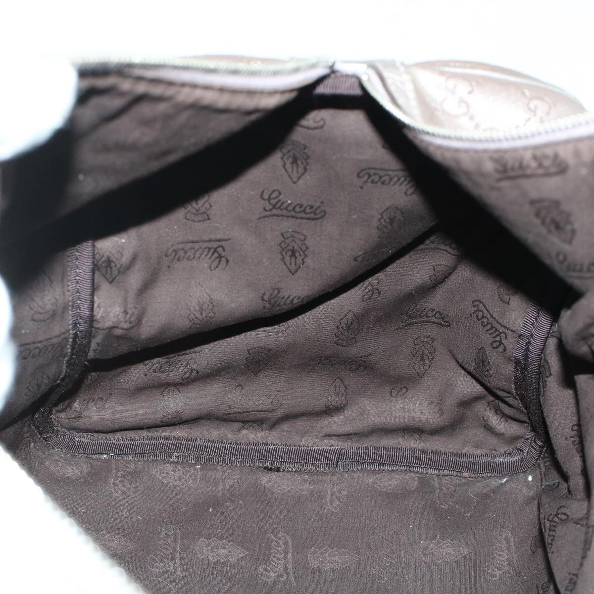 GUCCI GG Implement Canvas Boston Bag Coated Canvas 2way Gray 216484 49332